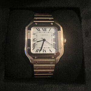 18K Rose Gold Santos de Cartier Watch WGSA0031